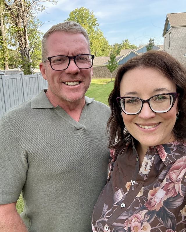 Dave Hemingway with his wife Sarah, who has been beta testing the app since the first build